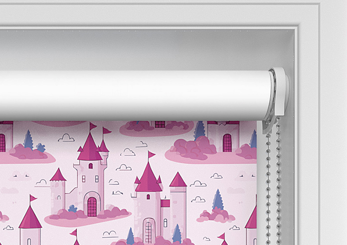Royal Realm, Bubblegum Pink - Twist&Fit Roller Blind - Image 10